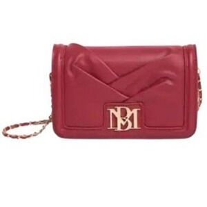 NWT Badgley Mischka Small Pleated‎ Crossbody Bag (Style BM-4070)